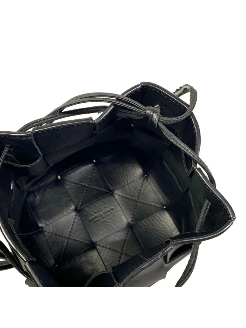 Bottega Veneta Shoulder Bag Cassette Black Leather